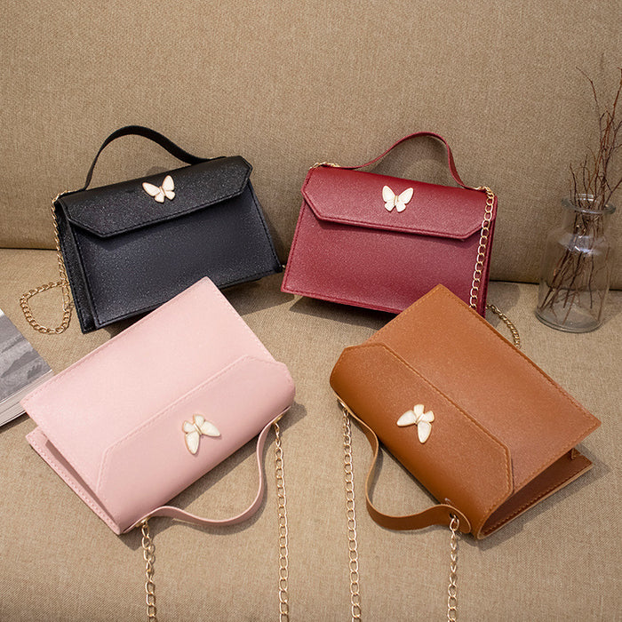 Wholesale Bag New Women's Simple Hand-held Small Square Bag Versatile Shoulder Bag Women's Crossbody Small Bag JDC-SD-XJ006