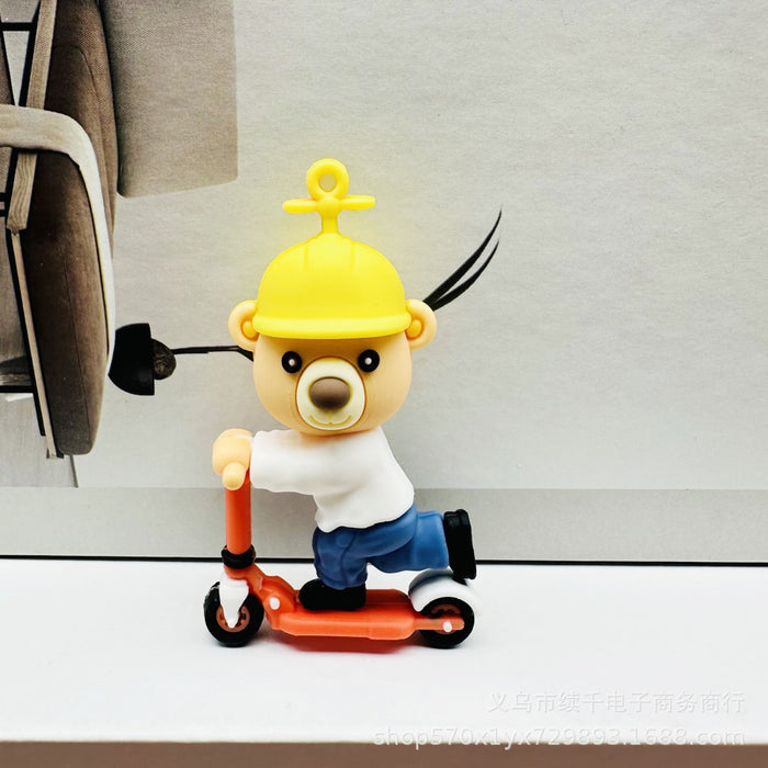 Wholesale Cartoon Scooter Keychain Doll
