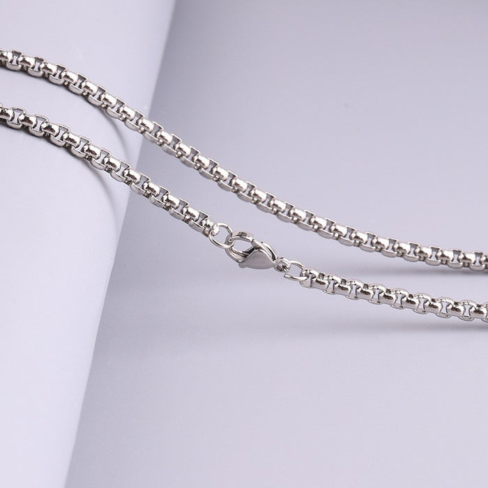 Wholesale Versatile Necklaces Men's DIY Chains Stainless Steel Gold Plated Chains JDC-NE-RX003