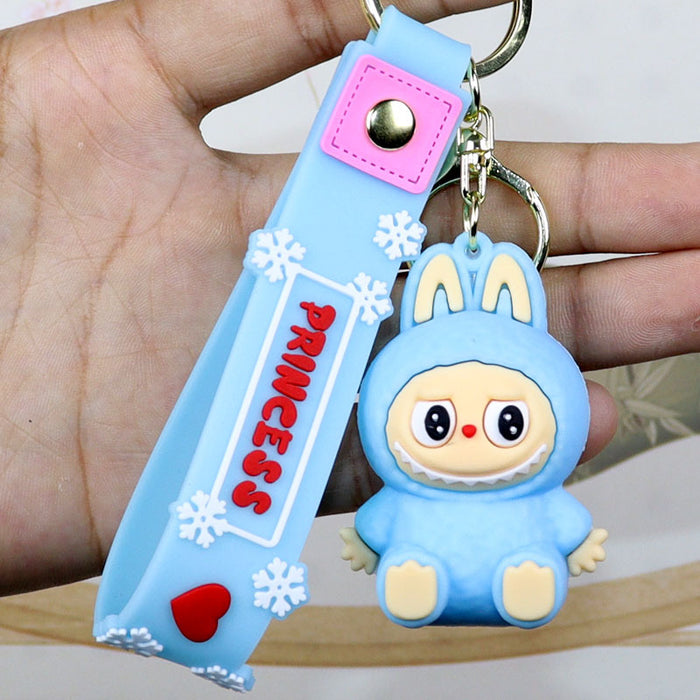 Wholesale Keychain Pendant Little Sheep Doll  Key Chain Ring Claw Machine Small Gift