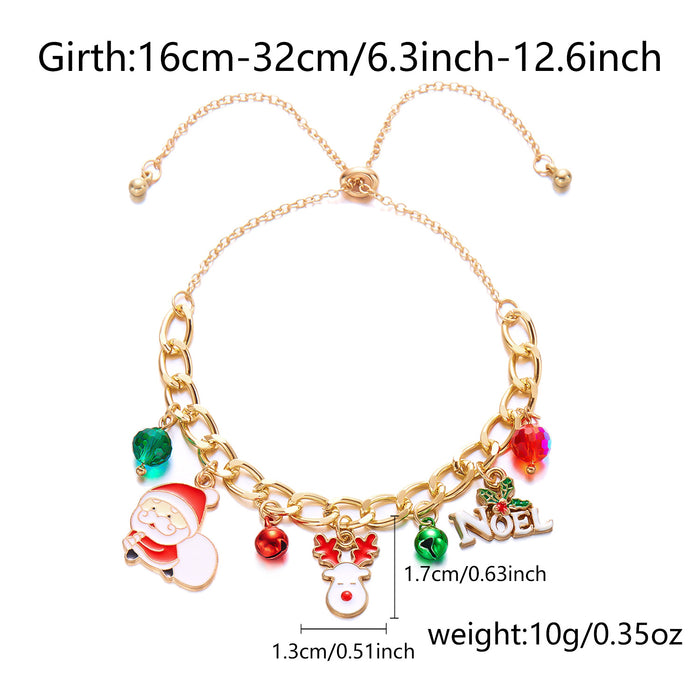 Wholesale Christmas Bracelet European and American Creative Snow  Bell