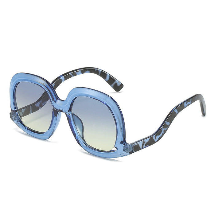 Wholesale New trendy sunglasses, retro large frame sunglasses, sunglasses