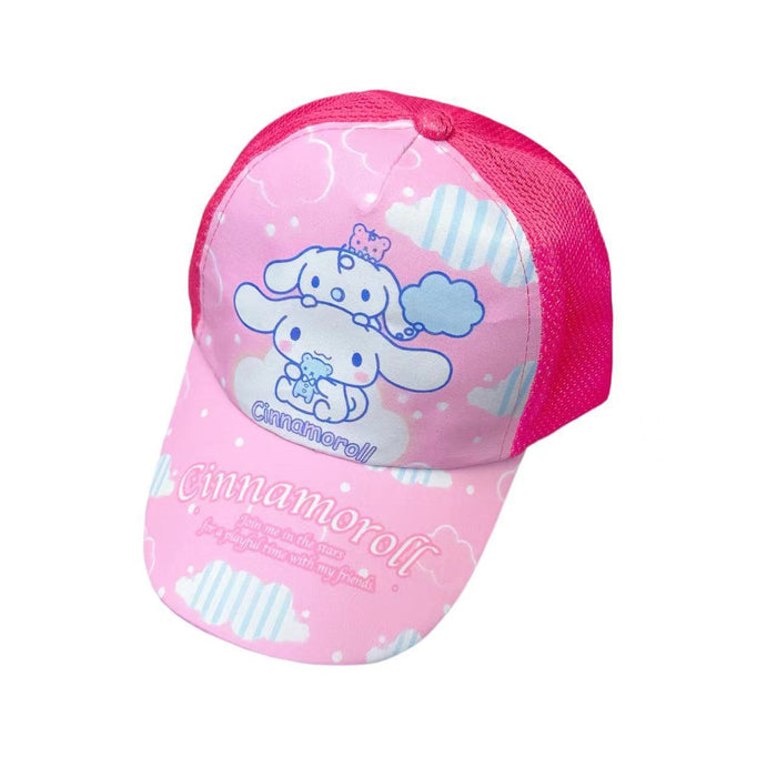 Wholesale Cartoon print baseball cap thin mesh cap for children