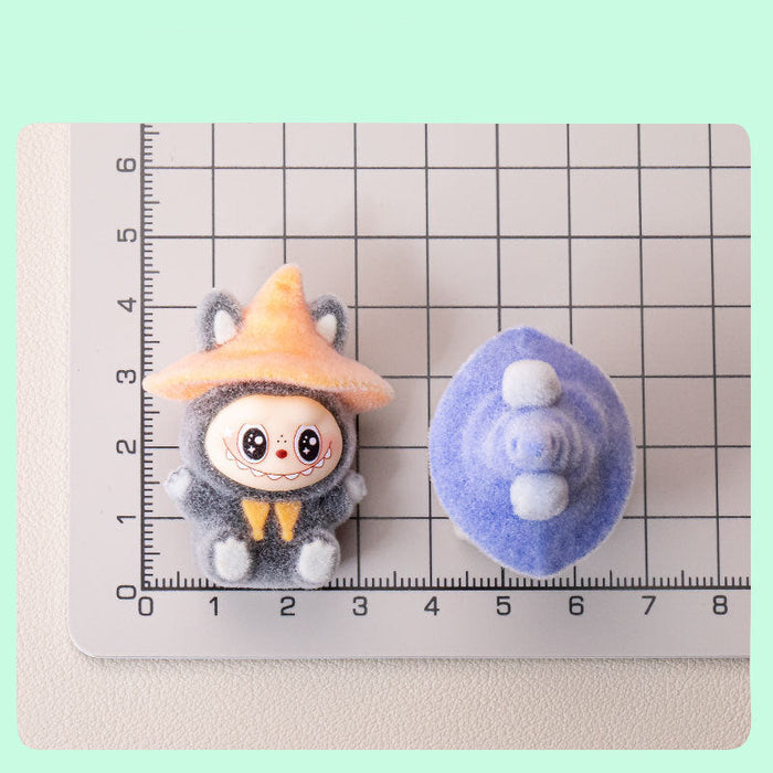 Wholesale 10pcs Flocking Magician Doll Decoration Ornaments