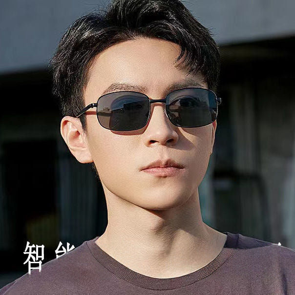 Wholesale Men's polarized sunglasses day and night color changing glasses, pilot sunglasses, fishing goggles