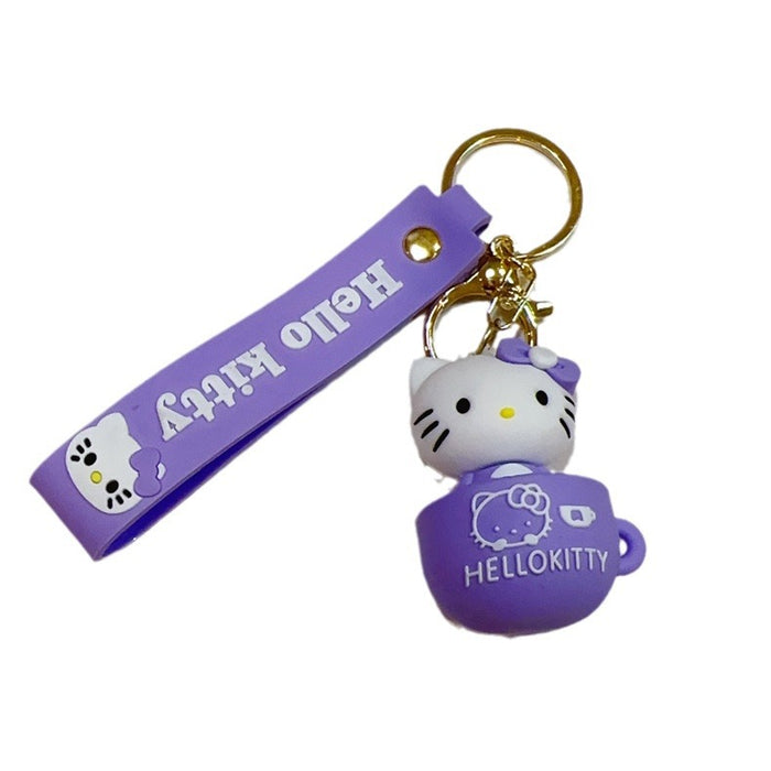 Wholesale Cartoon keychain creative small gift cute backpack pendant doll car keychain