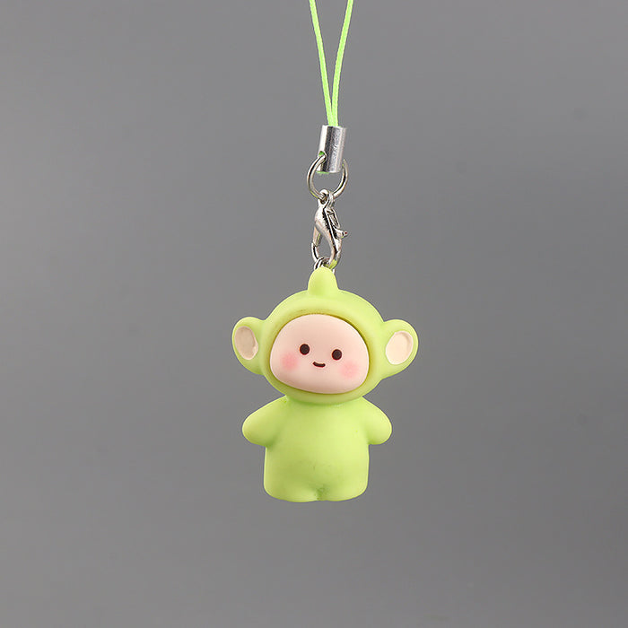Wholesale Cute phone charm 3D resin keychain bag accessory