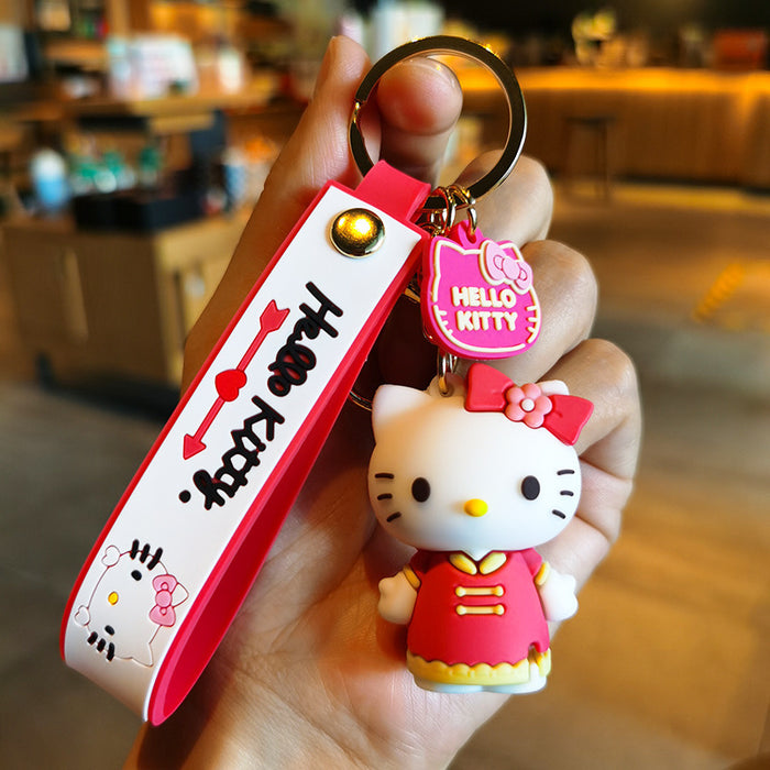 Wholesale Cartoon Doll Silicone Keychain JDC-KC-Tingm203