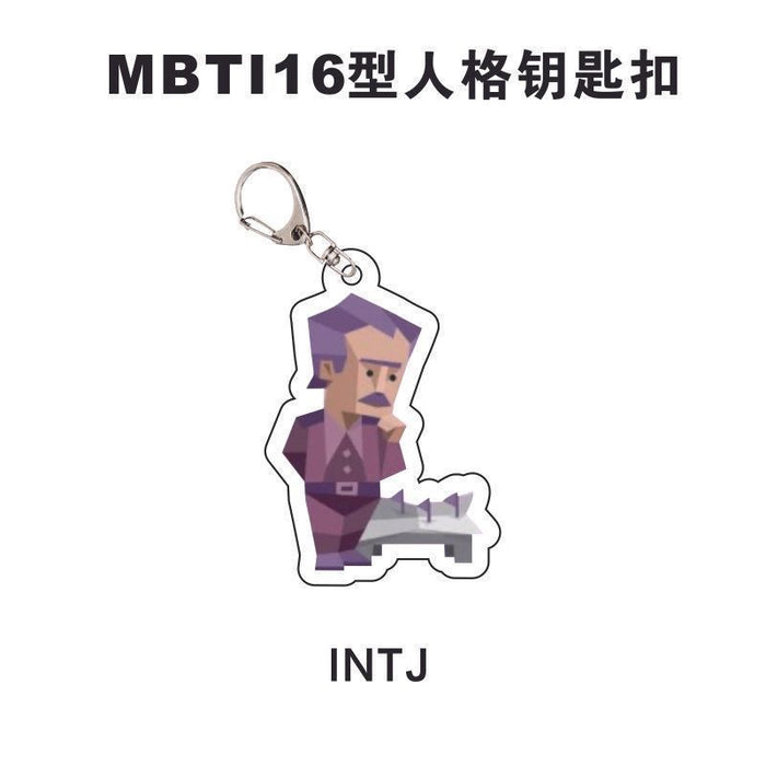 Wholesale Classic Figure Sandwich Acrylic Keychain Vertical