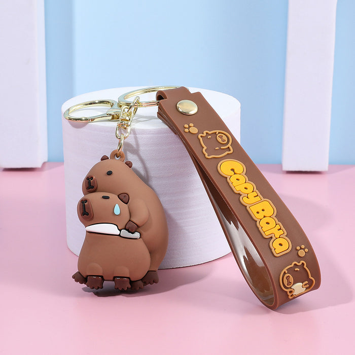 Wholesale  Capybara Small Pendant Doll Keychain