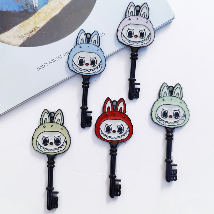 Wholesale Alloy Cloth Big Head Keychain Accessories DIY Mobile Phone Chain Bag