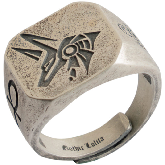 Wholesale Horus Eye Open Alloy Men's Ring JDC-RS-Yud027