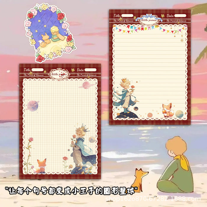 Wholesale B5 Cartoon Little Prince Notepad - Cute Tearable Draft Paper for Students Trendy Stationery