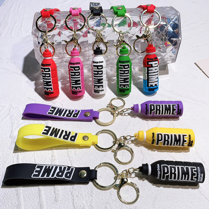 Wholesale Beverage Bottle PVC Soft Glue Keychain JDC-KC-Qiwei037