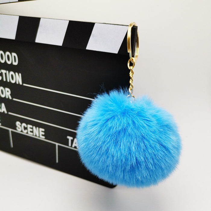 Wholesale Imitation otter rabbit fur ball hanging accessories, bags, plush keychains, pendants, accessories, gifts