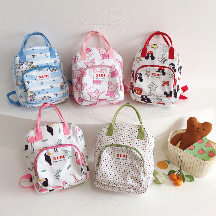 Wholesale Nylon Cartoon Contrast Color Fashion Casual Children's Backpack JDC-BP-YuanDuo068