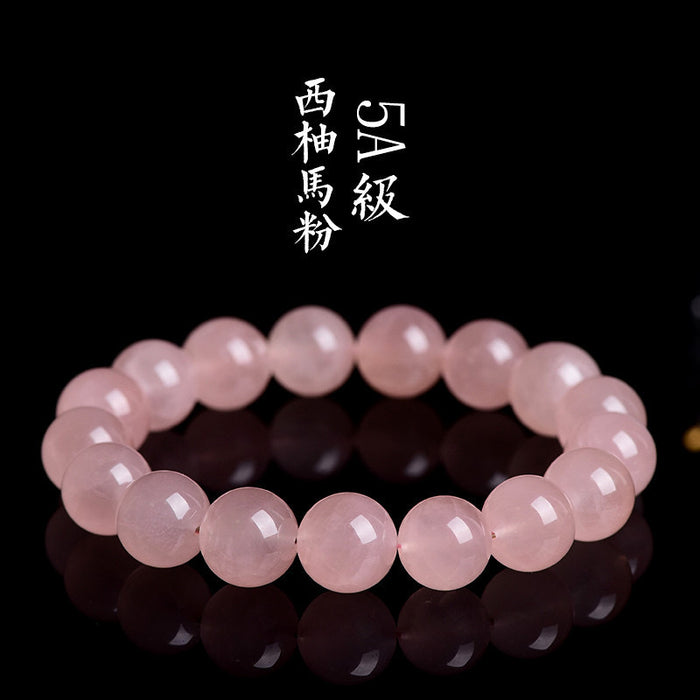 Wholesale Natural Pink Crystal Bracelet DIY Handmade for Women