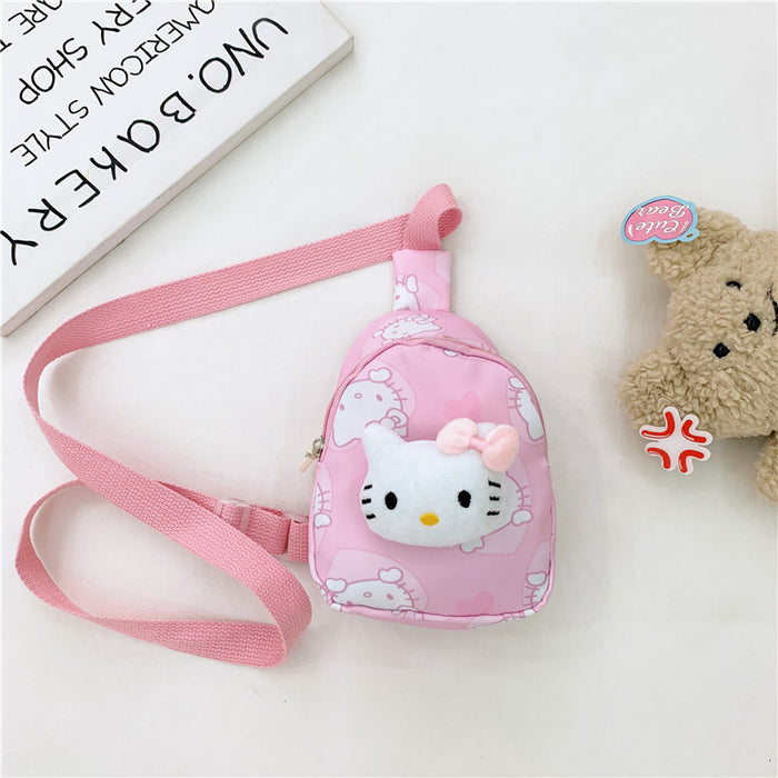 Wholesale Oxford Cloth Autumn and Winter New Cartoon Cute Children's Bag JDC-SD-YuanDuo086