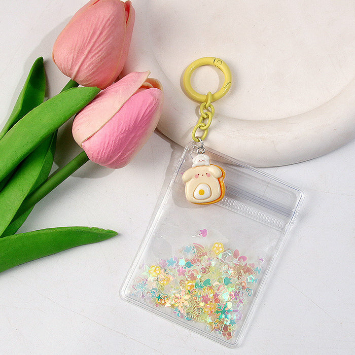Wholesale Flash Moe Grain Keychain Pendant Cute Bag Hanging Pinch Shake Accessories