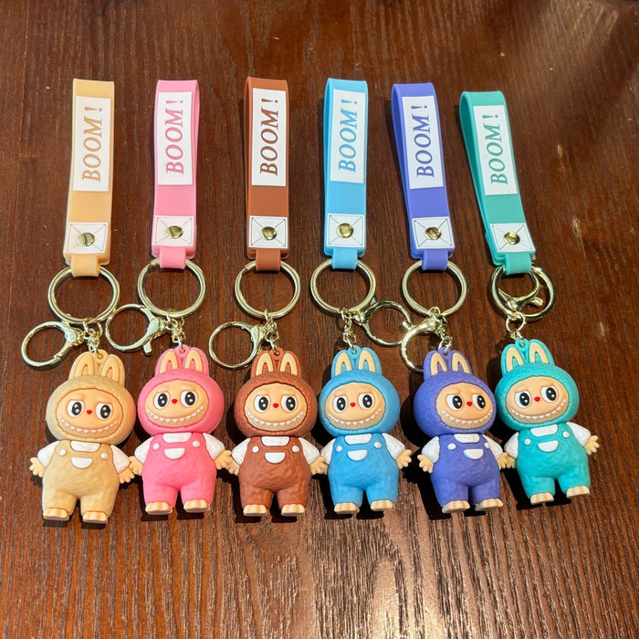 Wholesale Cartoon Five Generation Cartoon fifth generation standing little sheep keychain pendant cute three-dimensional doll cross-border gift