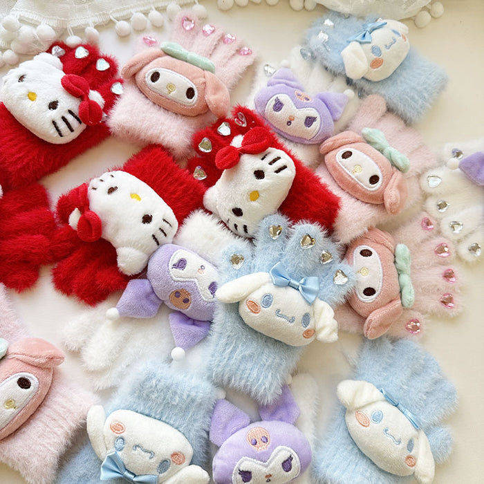 Wholesale Warm Gloves Baby Five-Finger Knitted Gloves