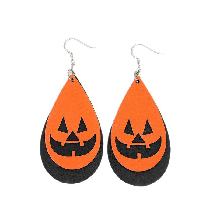 Wholesale  cute pumpkin ghost earrings creative earrings