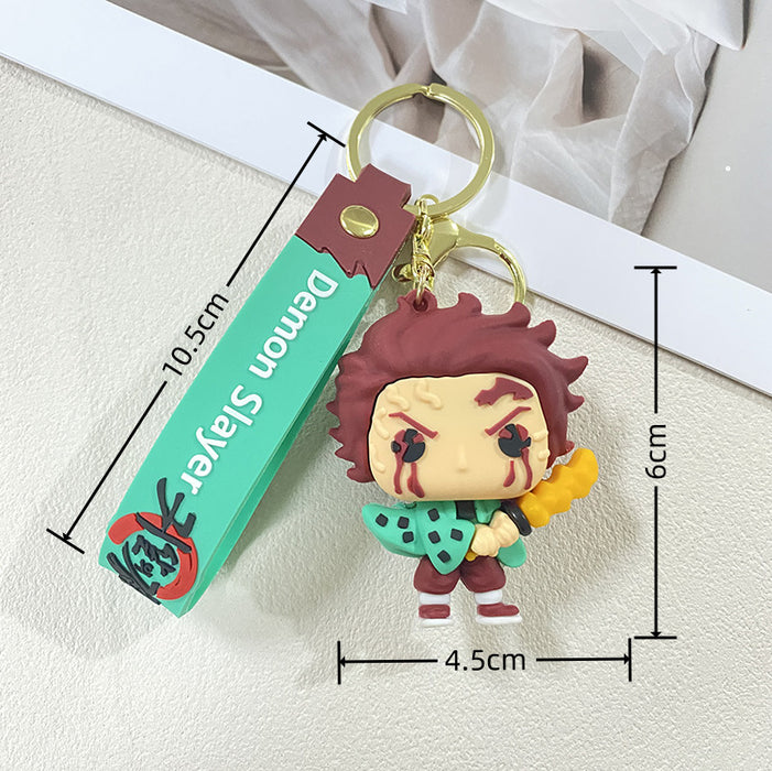 Wholesale Cute Anime Backpack Charm Keychain