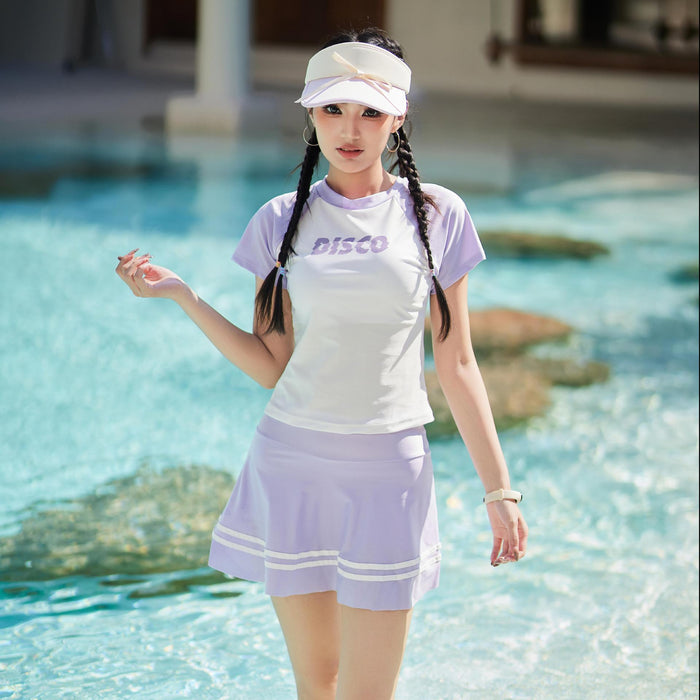 Wholesale New swimsuit split sports conservative beach hot spring vacation swimsuit wholesale