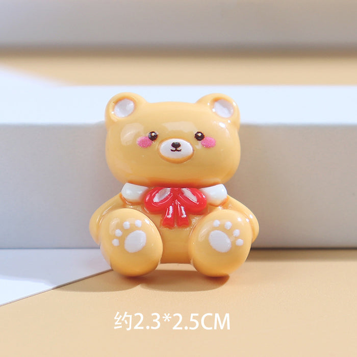 Wholesale Bear Girl Glossy Series Cream Glue Mobile Phone Case Material Stationery Box Headband Jewelry