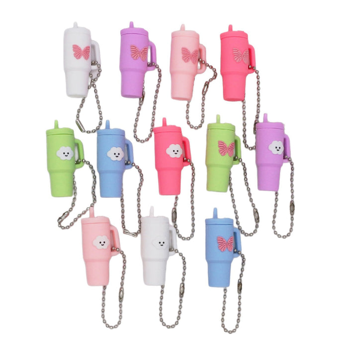 Wholesale Keychain Pendant Ice Bully Cup Key Chain Water Cup Decoration Accessories