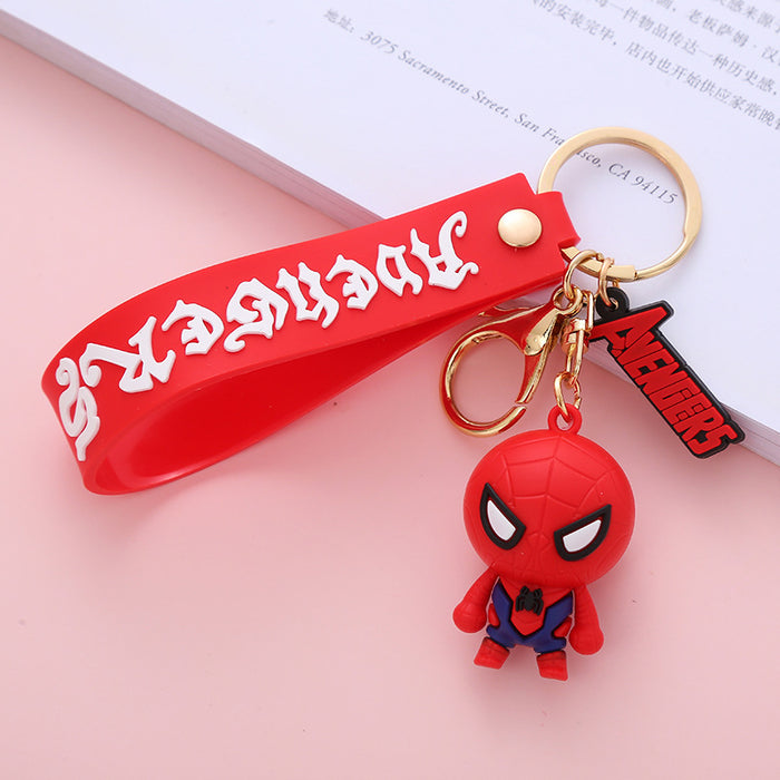 Wholesale Cute Cartoon Soft Rubber Doll Keychain JDC-KC-BoYue009