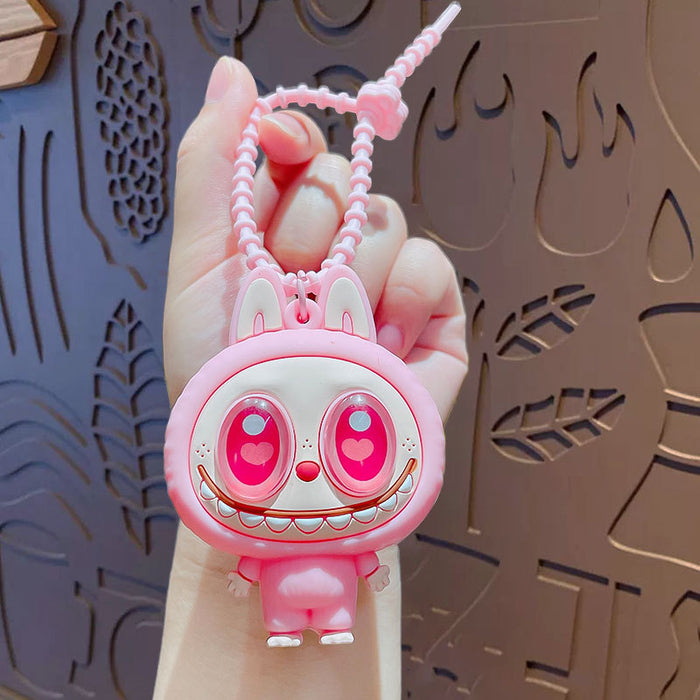 Wholesale Exploding Eyes Pinch Cartoon  Keychain Cute Bag Pendant Gift