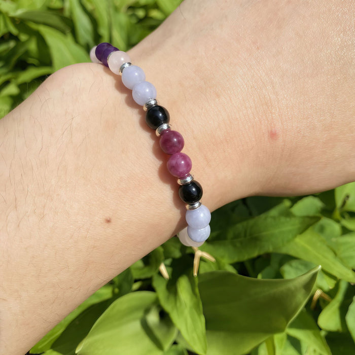 Wholesale Bracelet, Sea Blue, Treasure Red, Jadeite, Obsidian, Natural Crystal