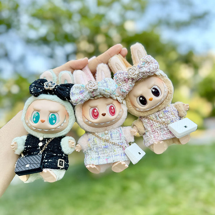 Wholesale mini doll clothes cute colorful camellia style