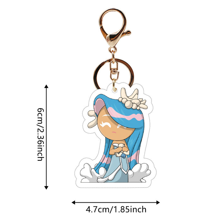 Wholesale  Cookie Game Surrounding Acrylic Keychain Pendant