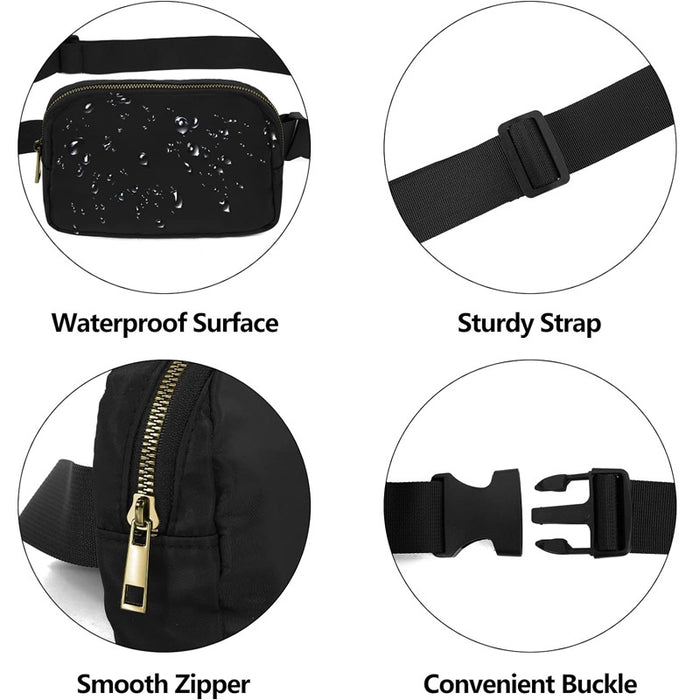 Wholesale Outdoor Sports Crossbody Bag Mobile Phone Bag Nylon Running Fitness Bag Spot Lulu Same Style Waist Bag