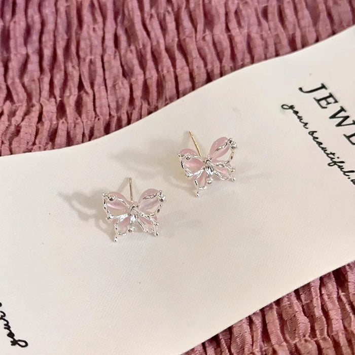 Wholesale Pearl and Zircon Heart Earrings