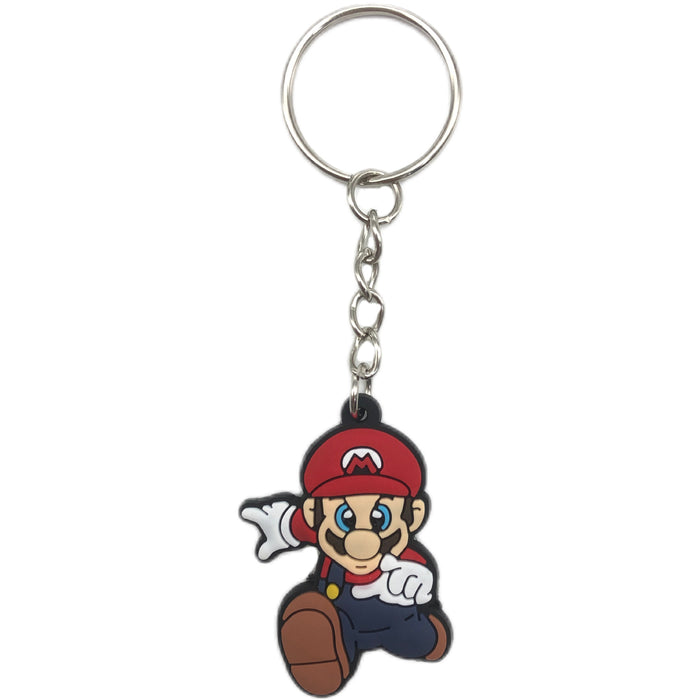 Wholesale 10pcs Cartoon Mushroom Keychain Pendant PVC Key Pendant School Bag Decoration