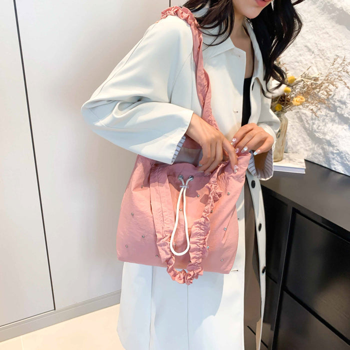 Wholesale Folding tote bag, artistic and leisure large capacity bag