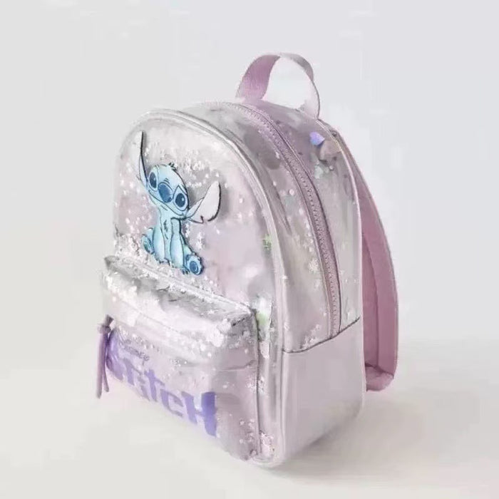 Wholesale Spring  Cartoon  Transparent Sequin Children's Bag Boys and Girls Backpack Kindergarten Backpack