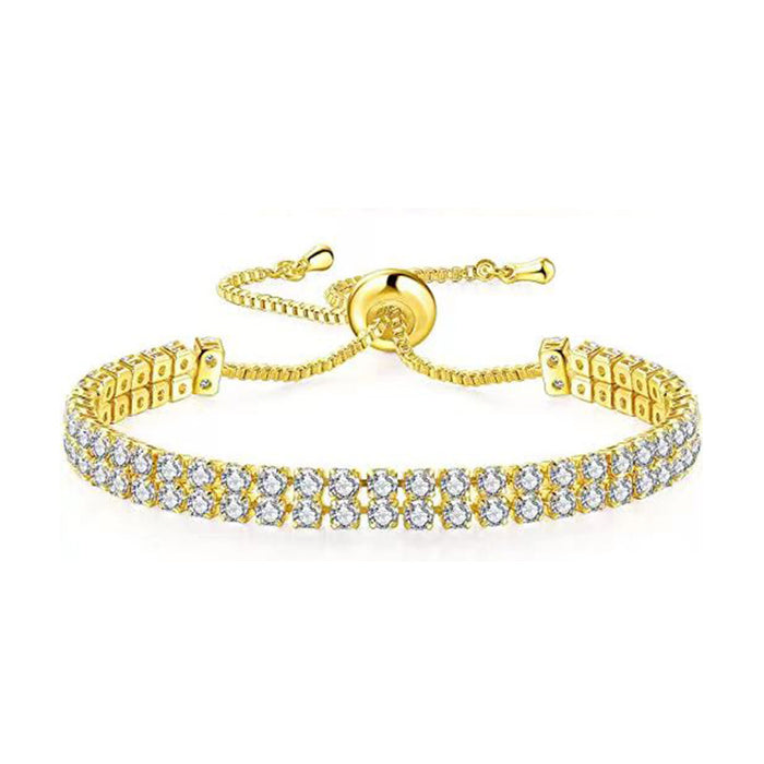 Wholesale Bracelet suit Bracelet Single Rows Diamond Double Rows Diamond Hand Ornaments