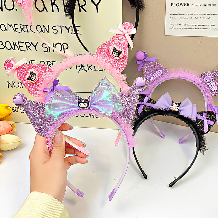 Wholesale 3D Ear Bow Fabric Headband JDC-HD-HengX004