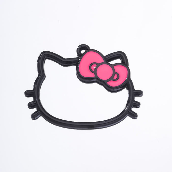 Wholesale hollow kitten alloy key pendant  bag decoration jewelry accessories pendant