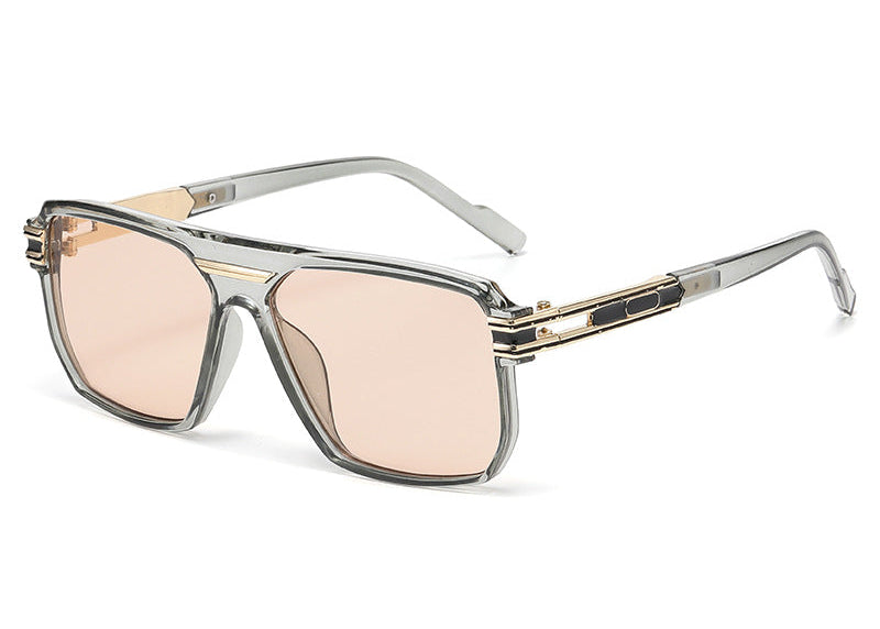 Wholesale Retro Square Frame PC Sunglasses with UV400 for Outdoor Driving Trendy Fashion Accessory