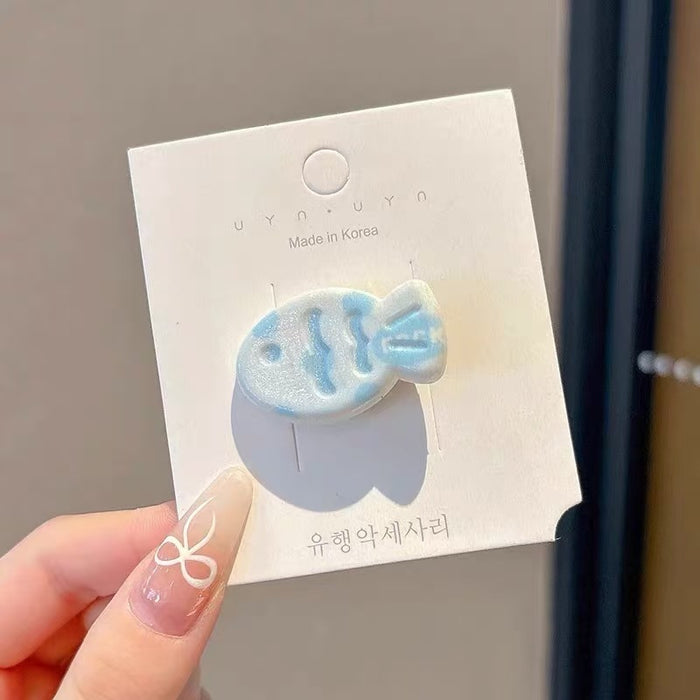 Wholesale Hair clip, macaron, small fish, bangs, cartoon, versatile headband, hair clip