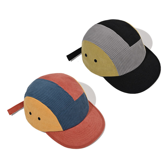 Wholesale Corduroy retro baseball cap soft top outdoor casual duckbill cap