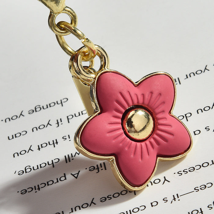 Wholesale Flower bag pendant, fashionable and personalized keychain pendant, wholesale of hanging accessories