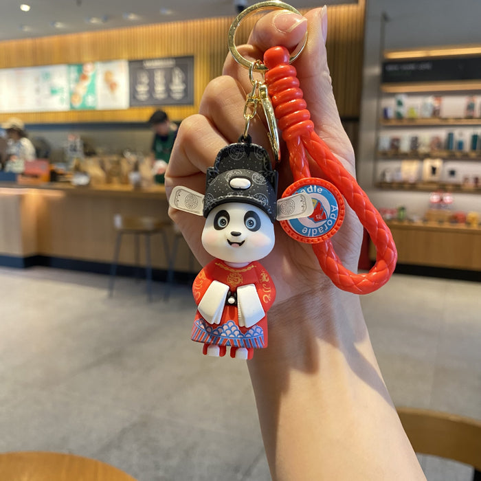 Wholesale Silicone Cartoon Doll Keychain JDC-KC-MingT192