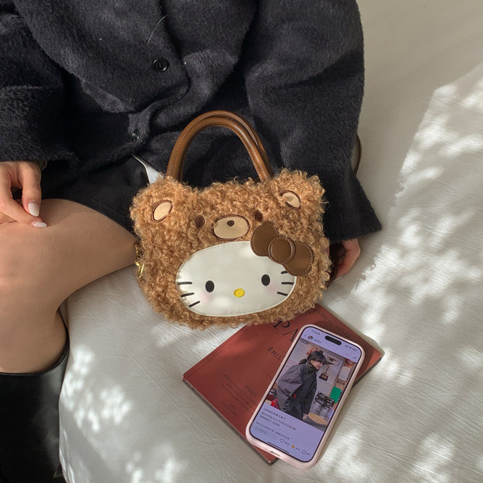 Wholesale Cute cartoon leopard print f crossbody shoulder bags