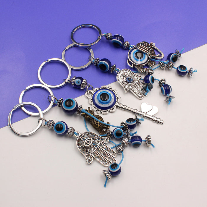 Wholesale Eyes, Beads, Devil's Eye, Keychain, Handheld Key, Owl Bag, Hanging